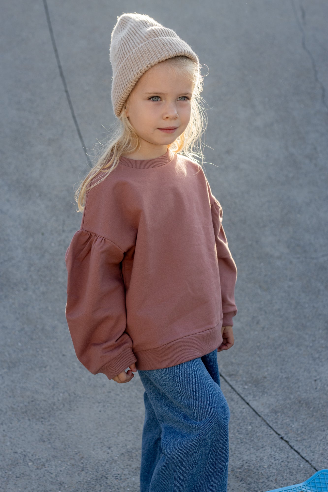 lux sweater - punch - LAST ONE 10 yr