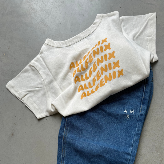 mini waves tee - sun yellow