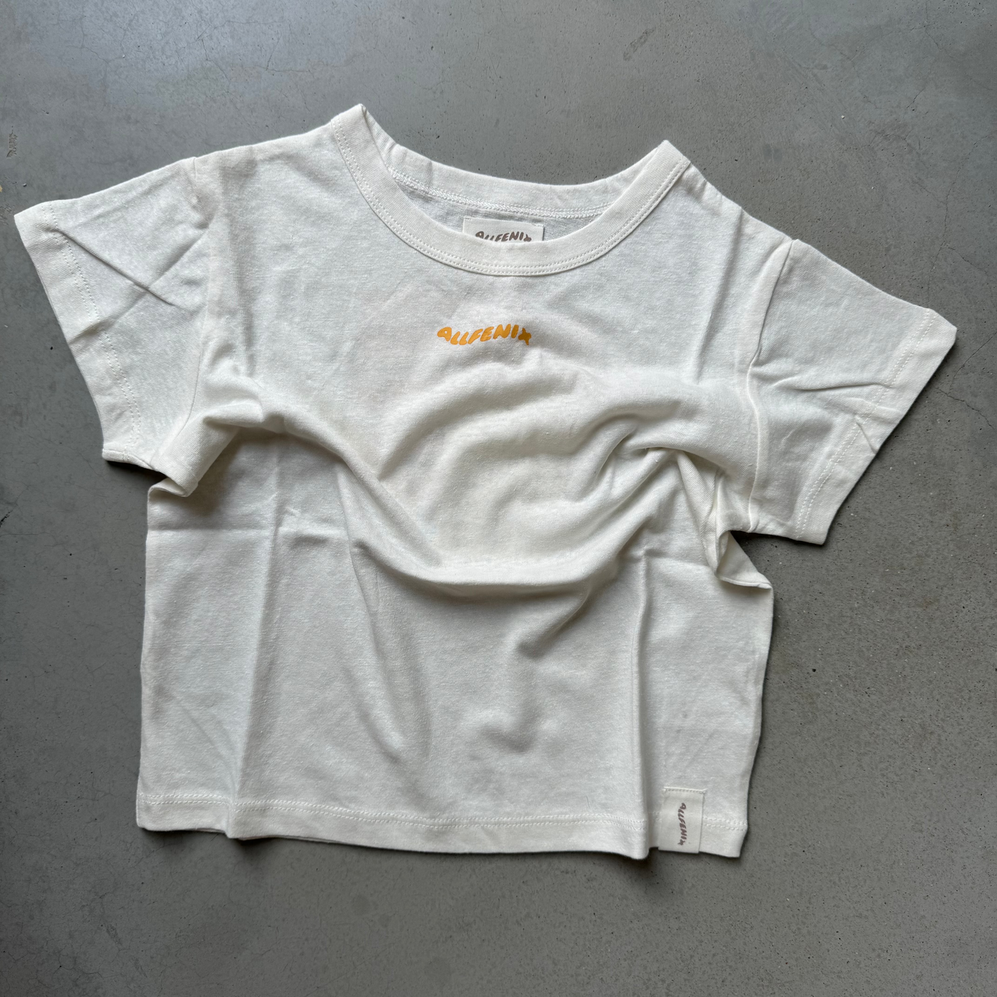 mini waves tee - sun yellow