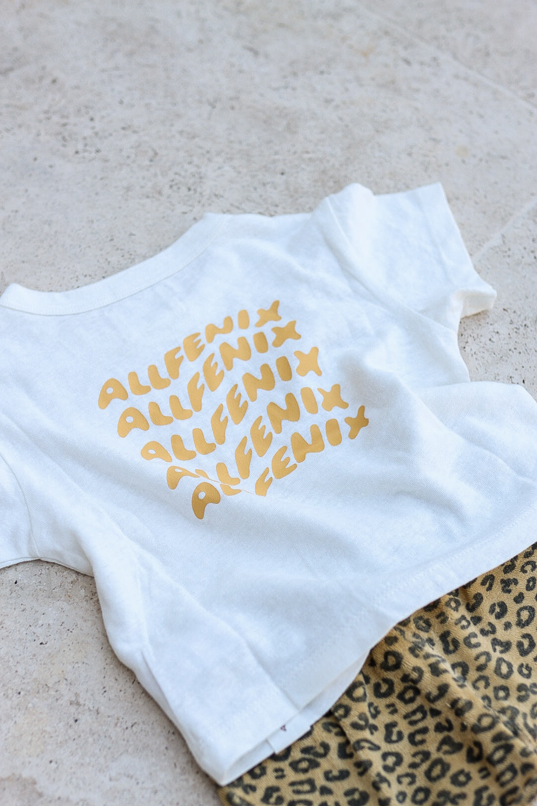 mini waves tee - sun yellow