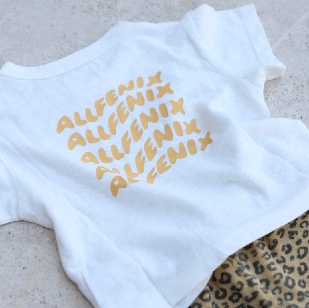 mini waves tee - sun yellow