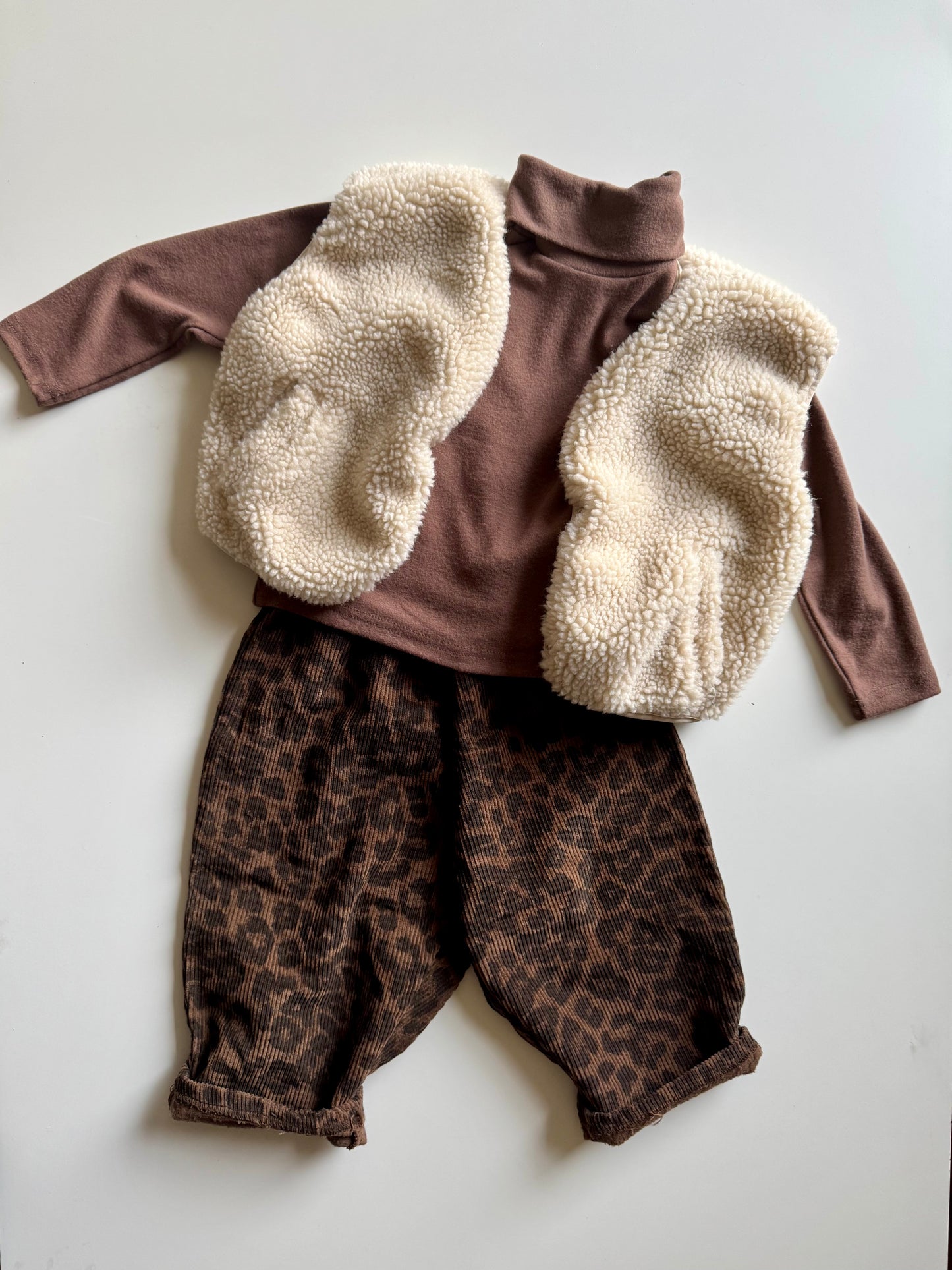 Turtleneck tee - mocha