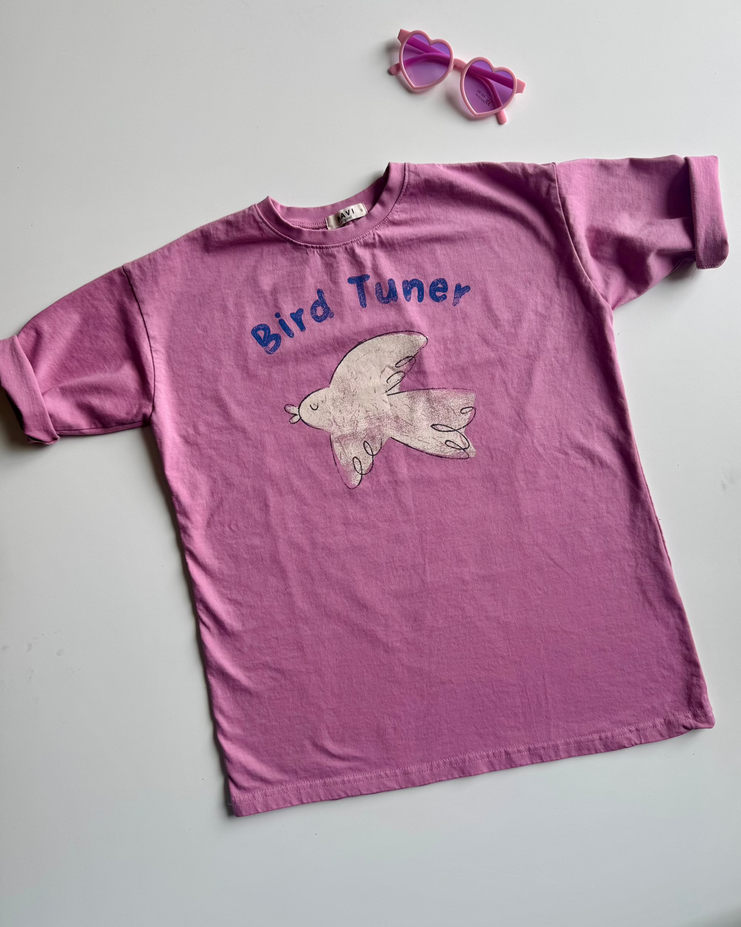 Bird t-shirt dress