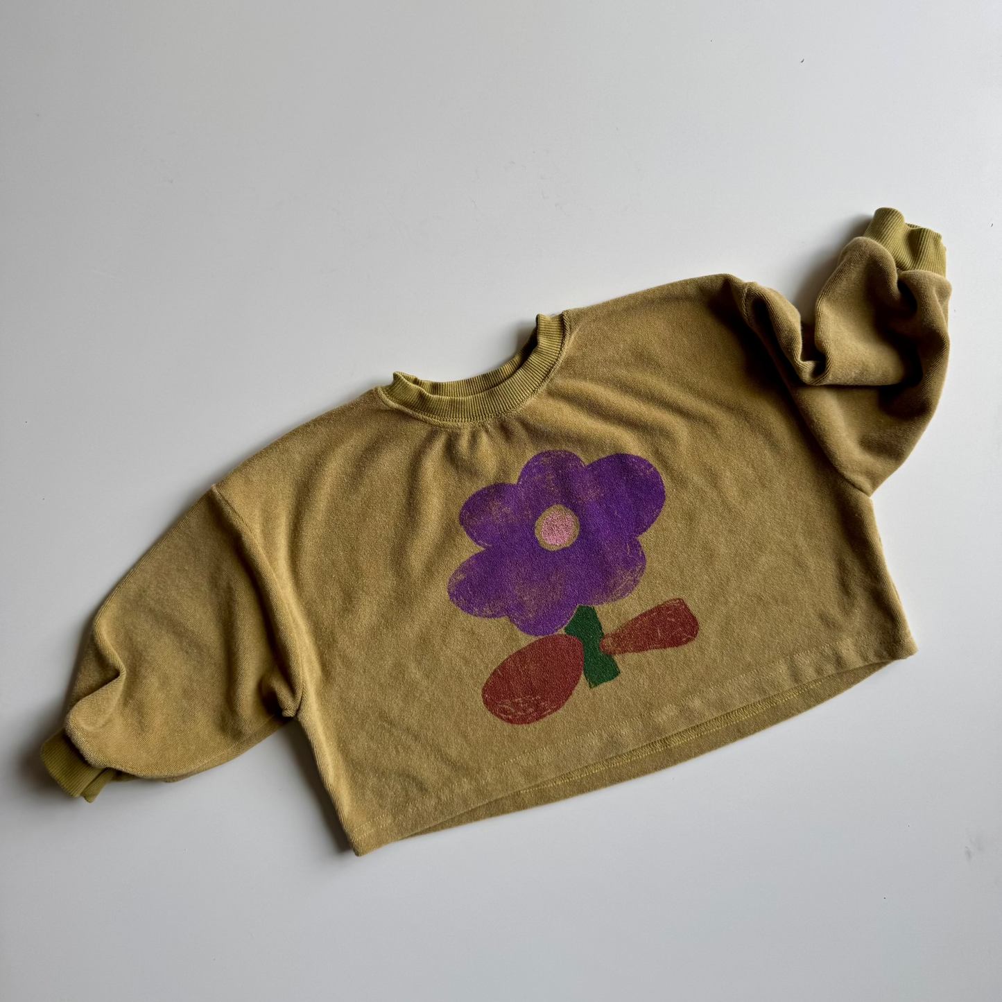 Daisy crop sweater
