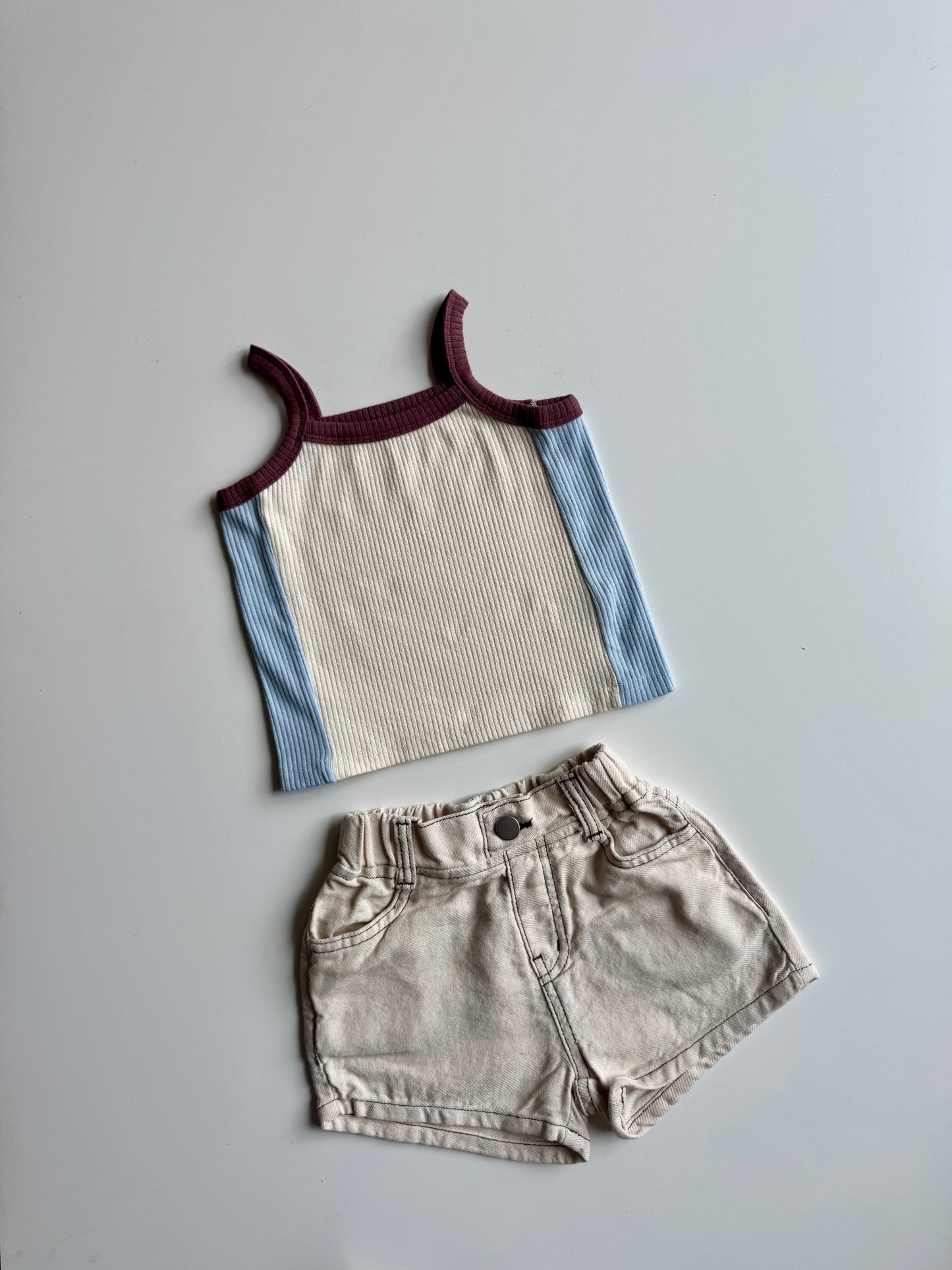 Raglan rib top