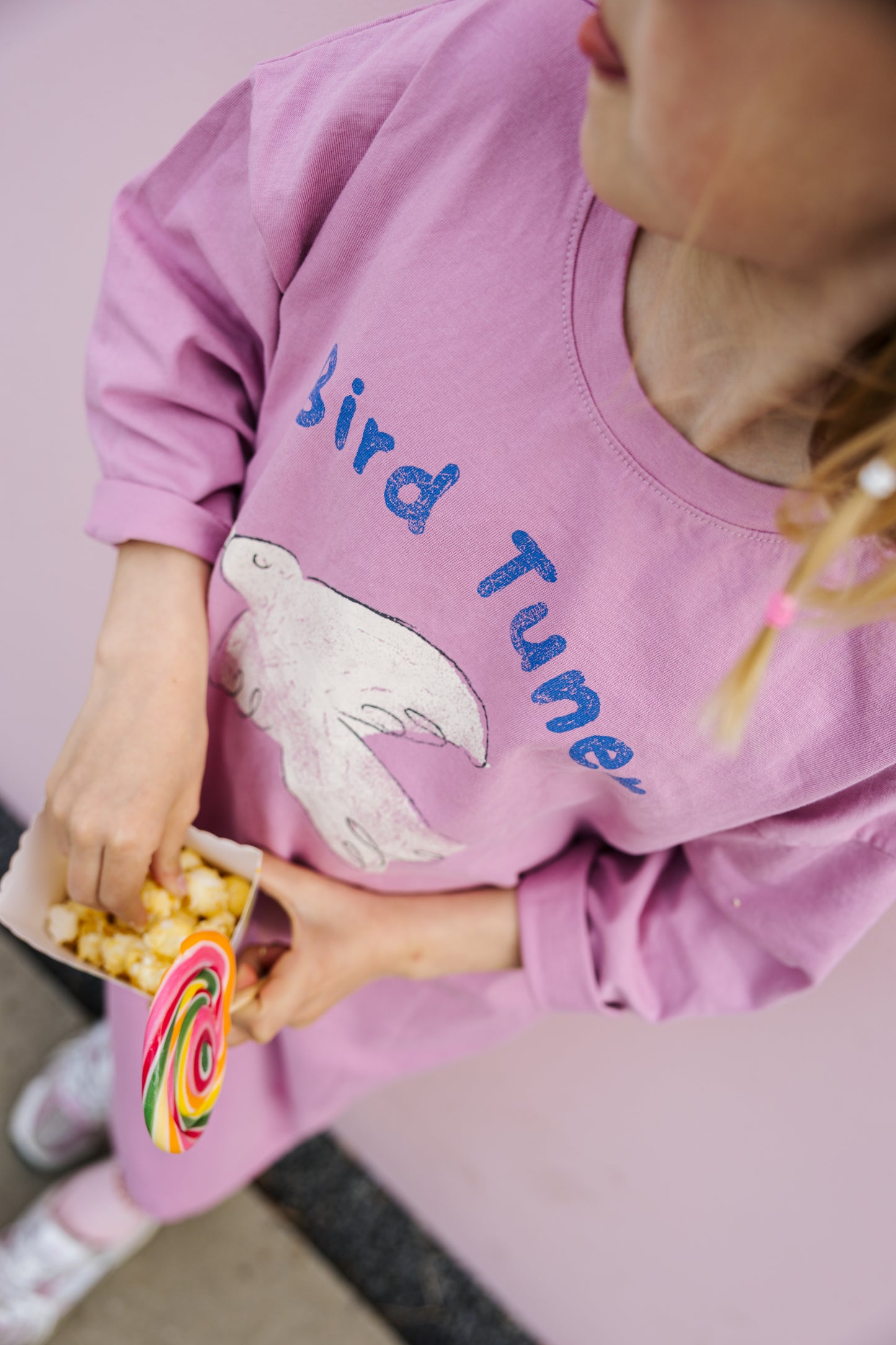 Bird t-shirt dress