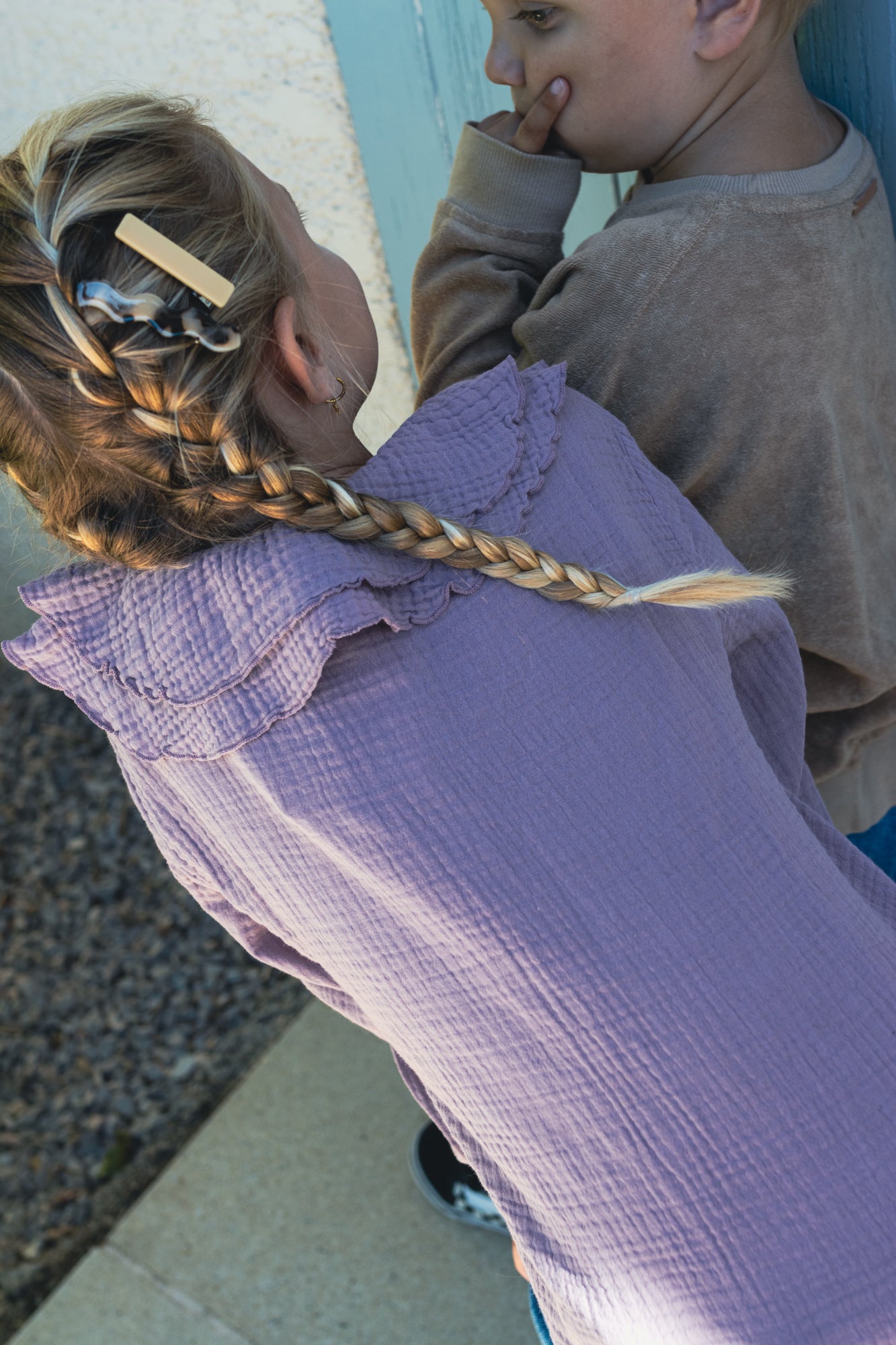 collar blouse - LAST ONE 8 yr