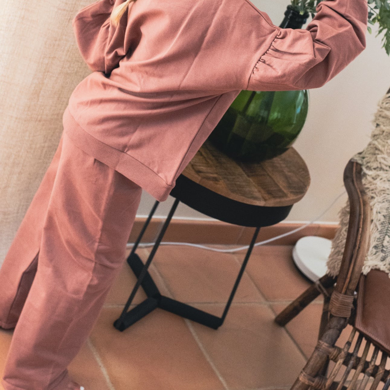 wide pants - punch