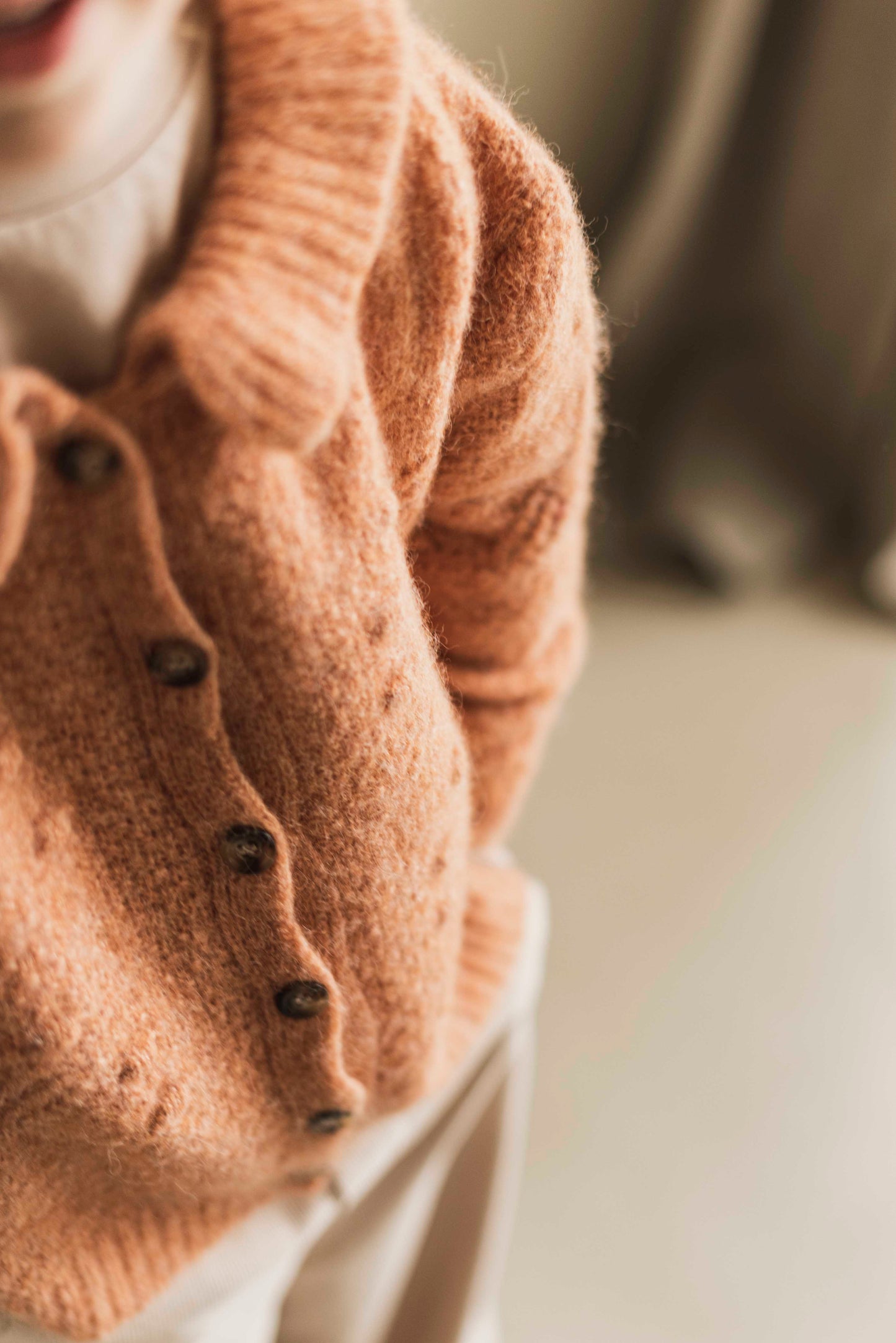 flower cardigan - LAST ONE 3-4 yr