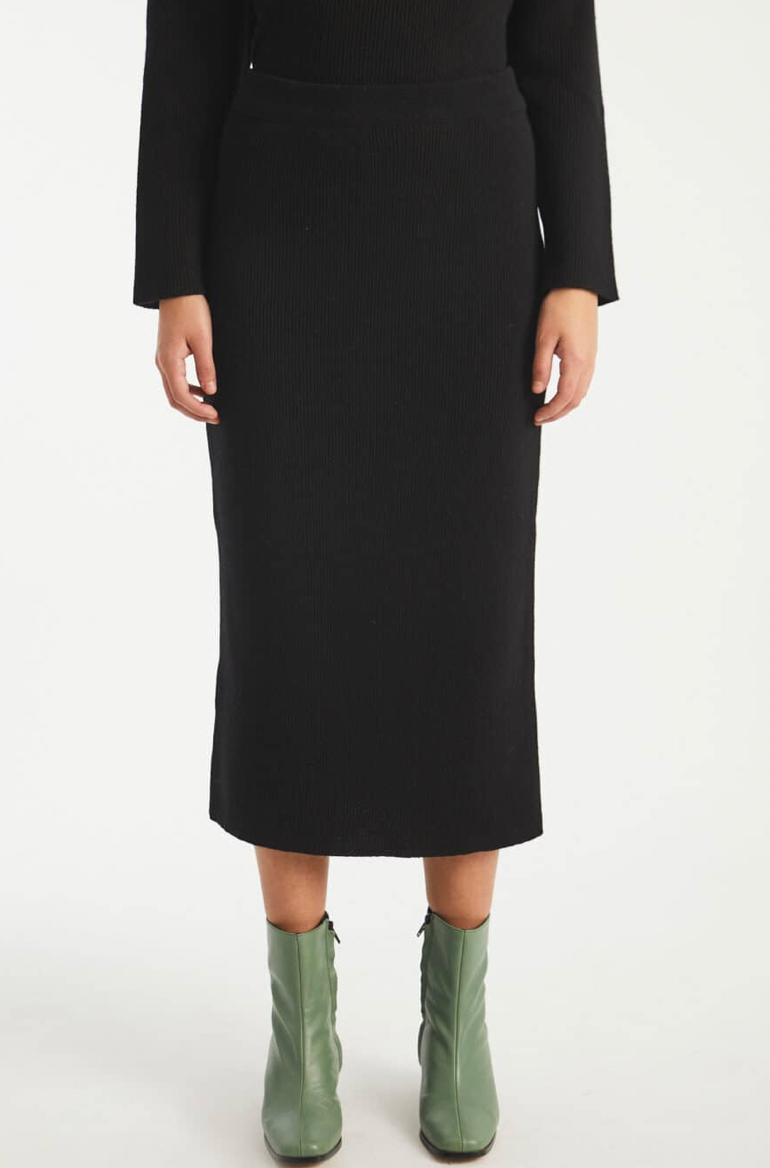 Albers - knitted skirt - black