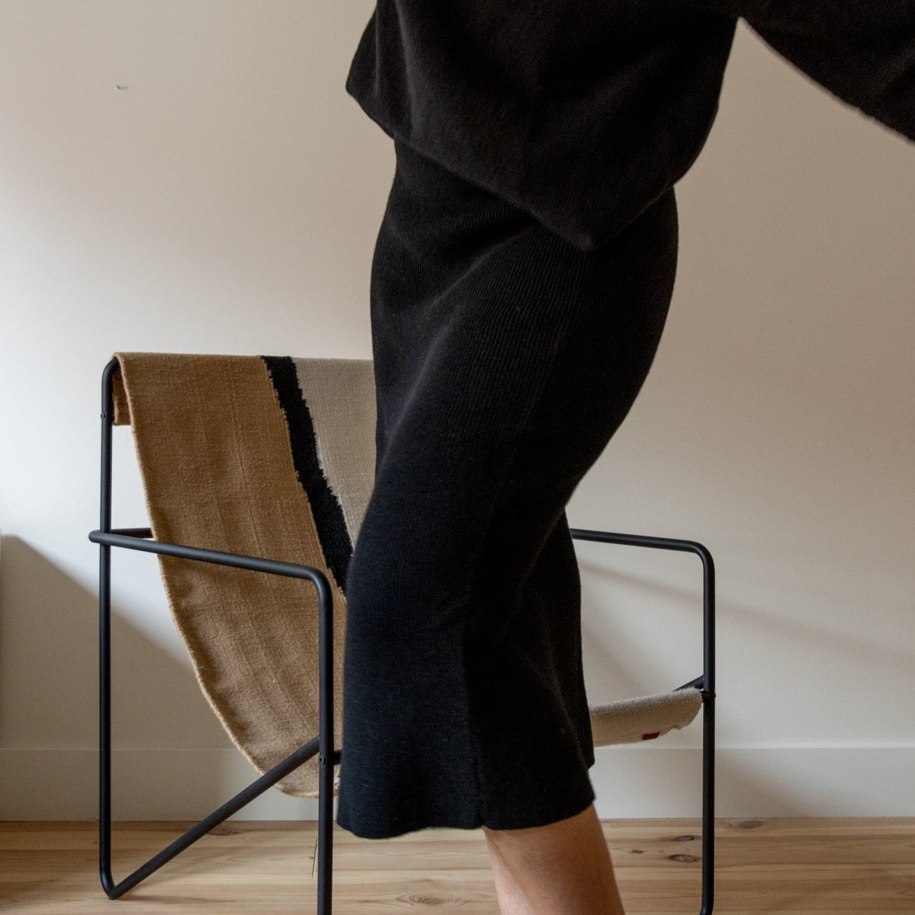 Albers - knitted skirt - black
