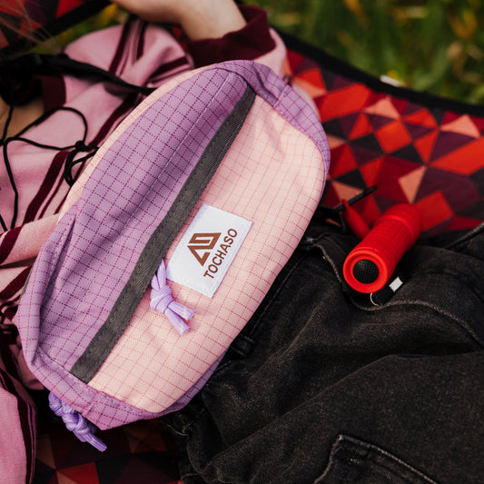 Color cross bag - pink