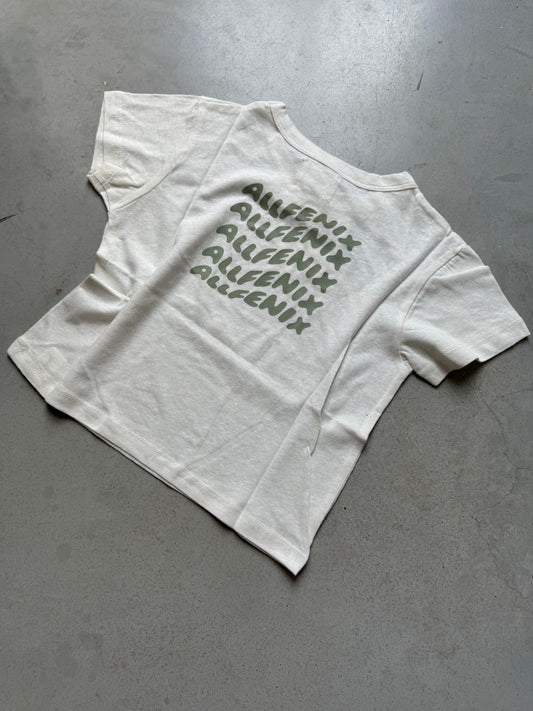 mini waves tee - olive