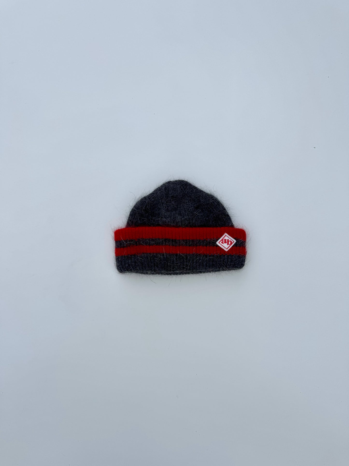 Mixed angora fisherman beanie