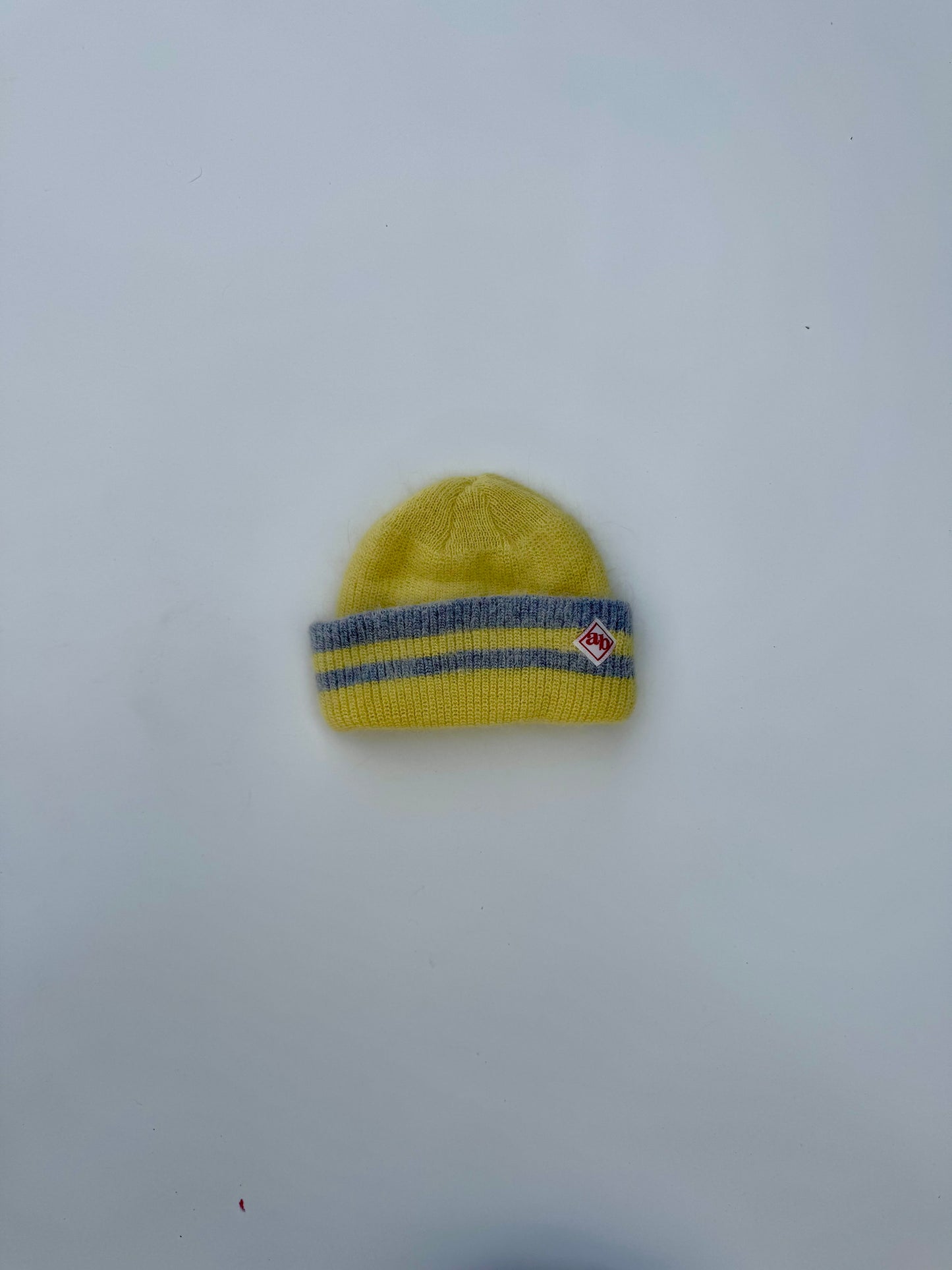 Mixed angora fisherman beanie