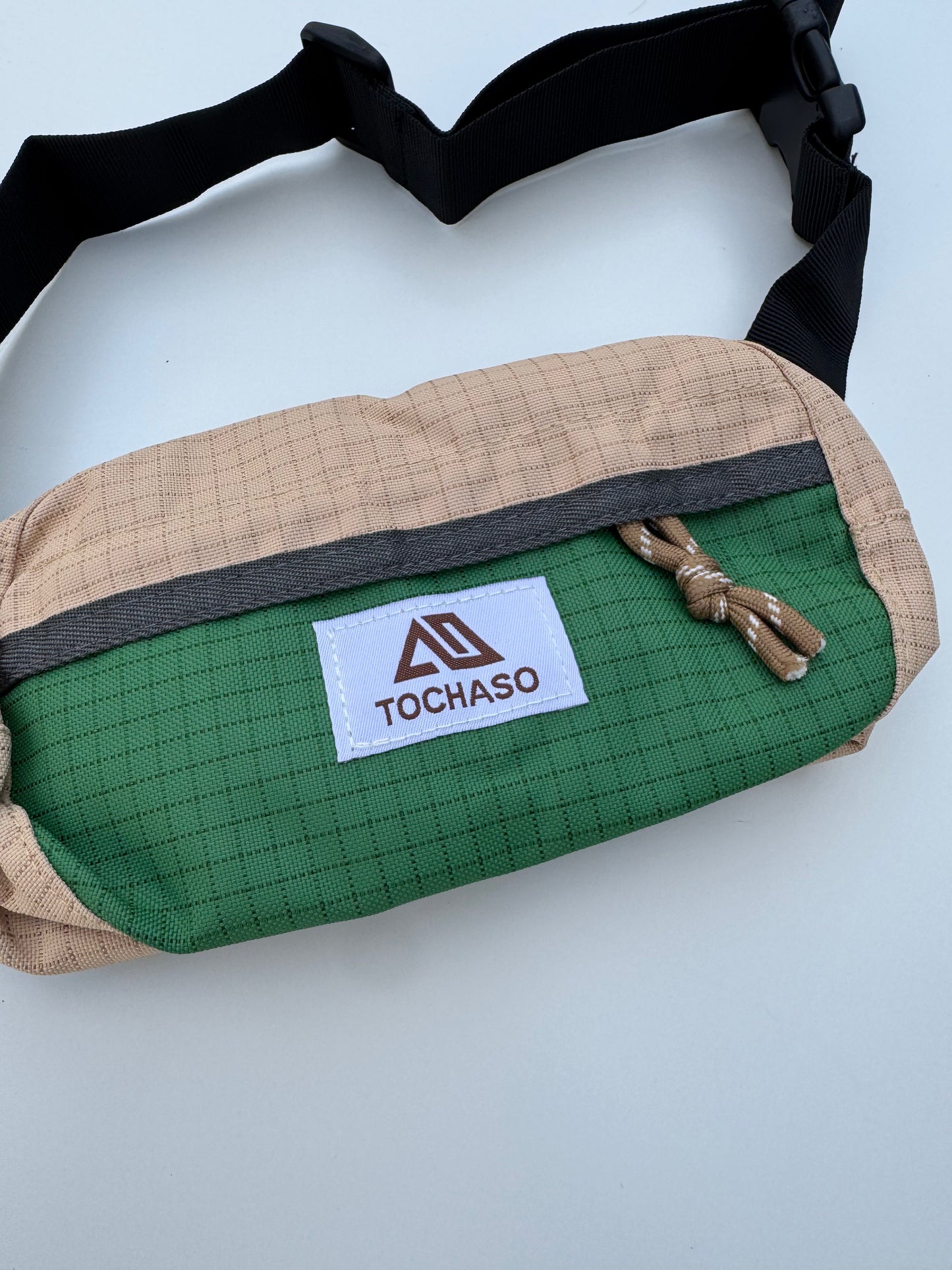 Color cross bag - green