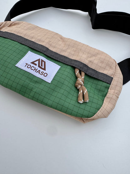 Color cross bag - green