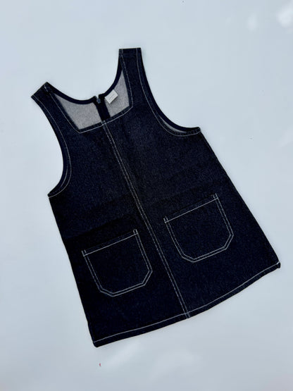 Stitch denim dress