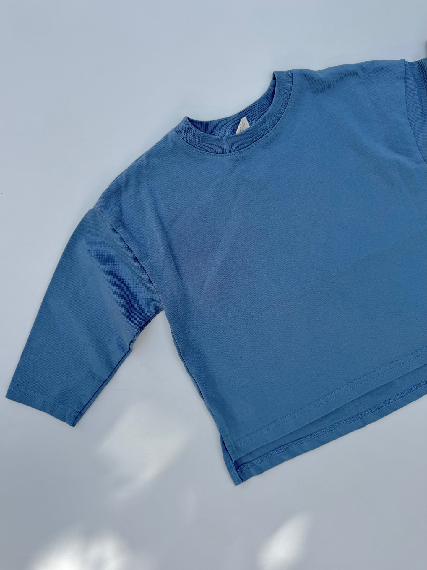 Basic split tee - blue