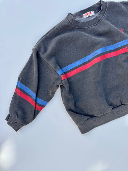 Two stripes pigment sweatshirt