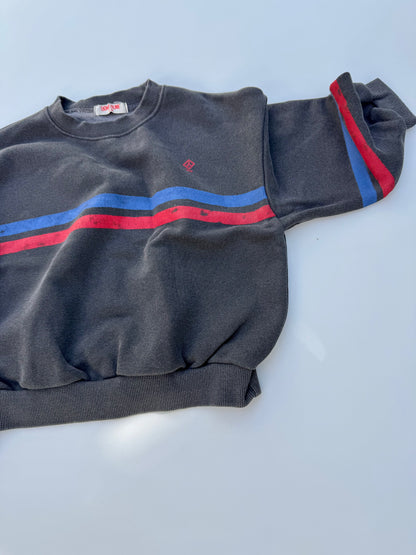 Two stripes pigment sweatshirt
