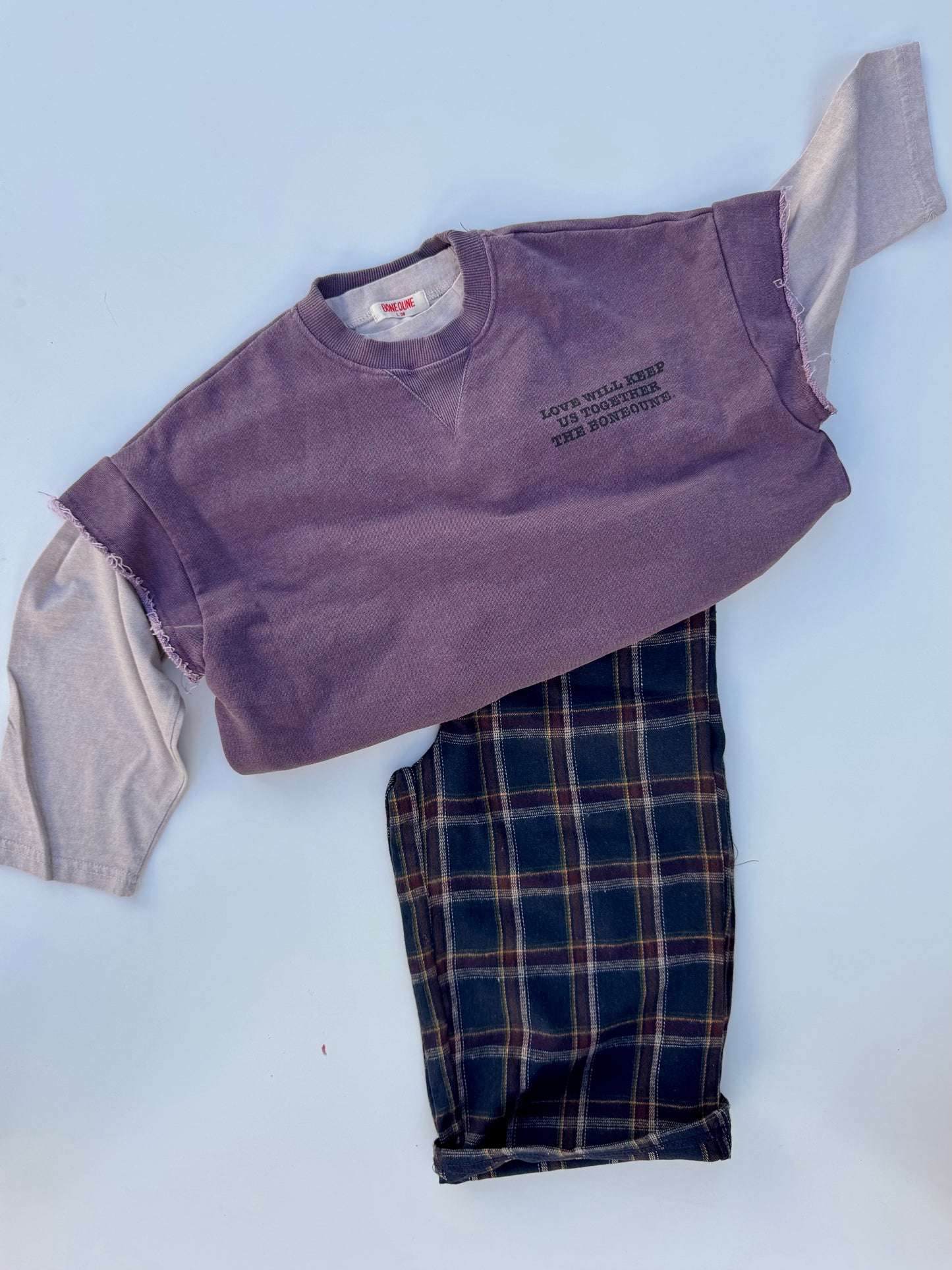 Wide crop vest - purple