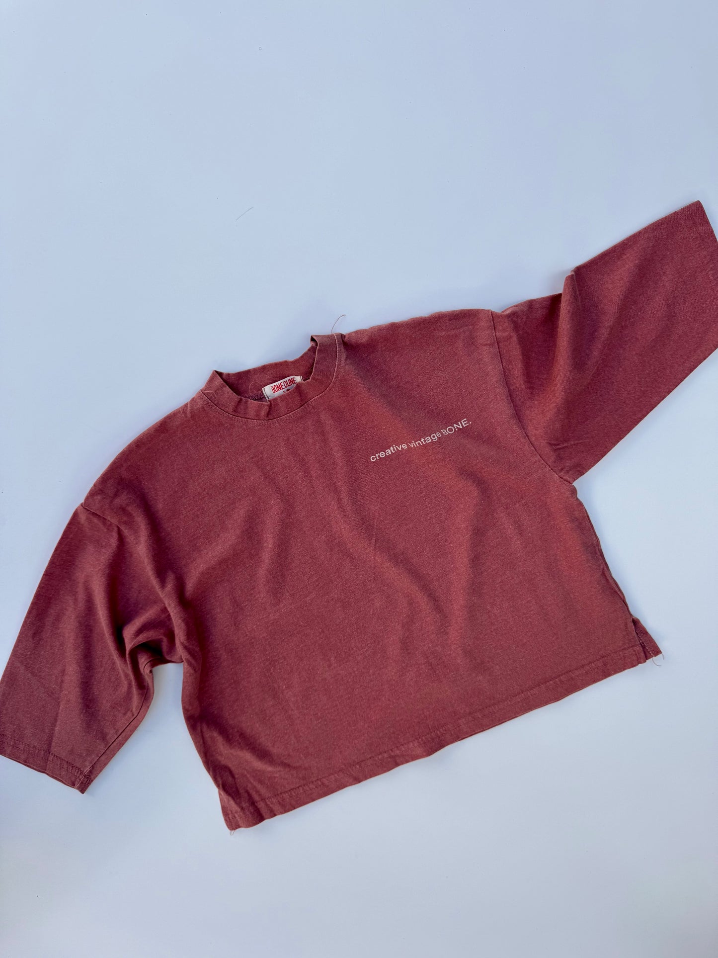 Loose tee - burgundy