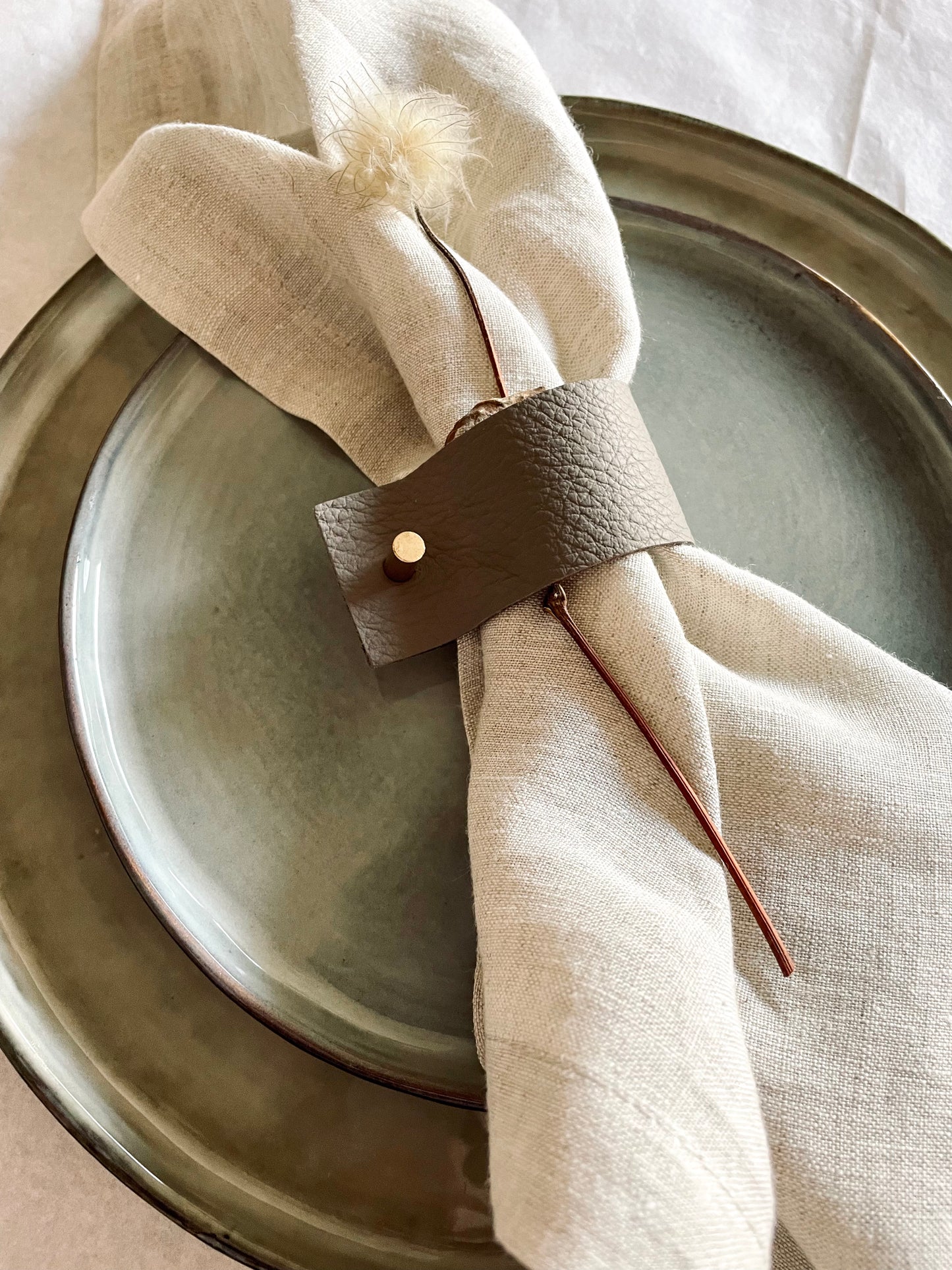 linen napkins - set beige
