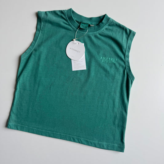 Sleeveless top - green