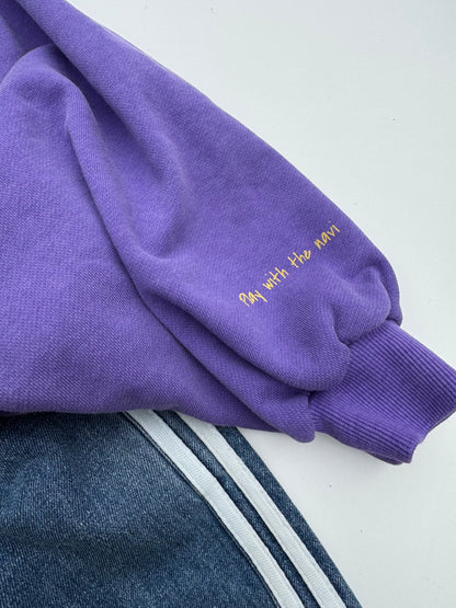Purple sweatshirt