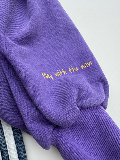 Purple sweatshirt