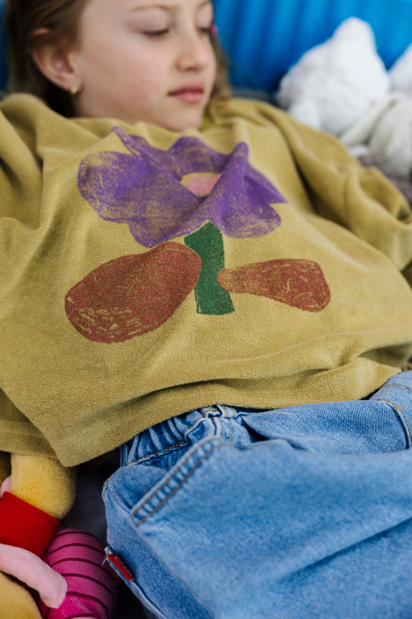 Daisy crop sweater