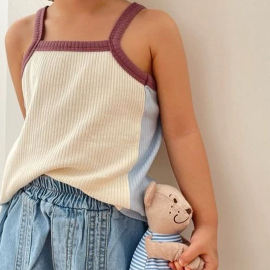 Raglan rib top