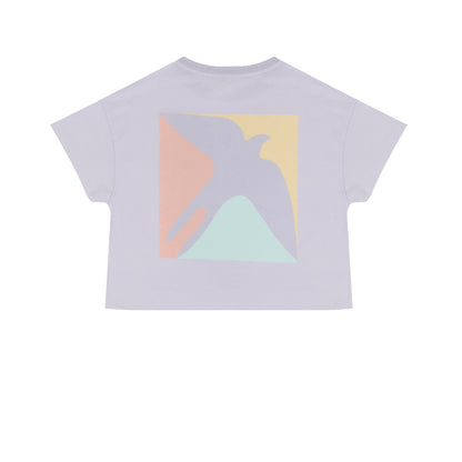 Livia logo shirt - light lavender