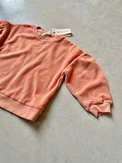 lux sweater - papaya