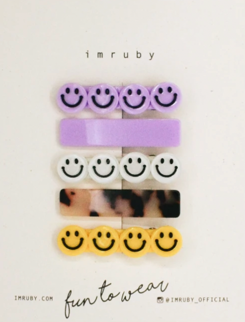 imruby - set of hair clips