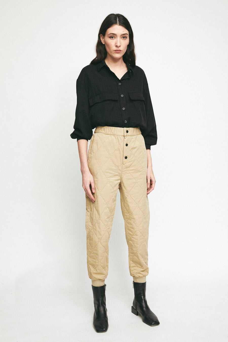 palo - quilted pants