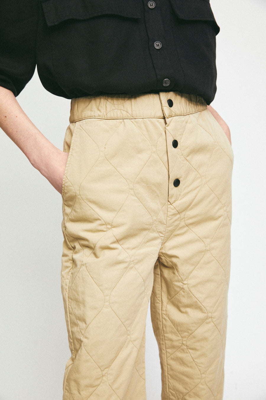 palo - quilted pants